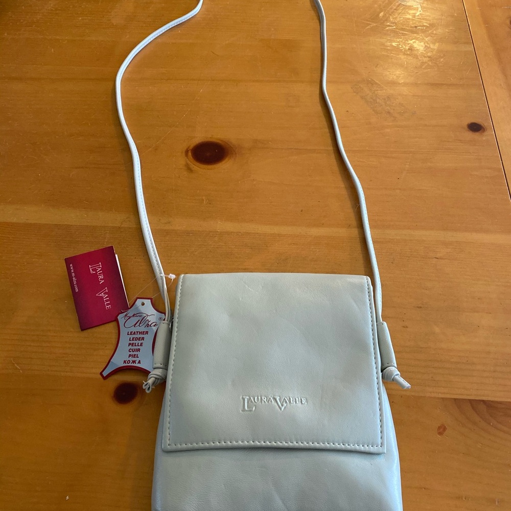 Laura Valle leather crossbody handbag